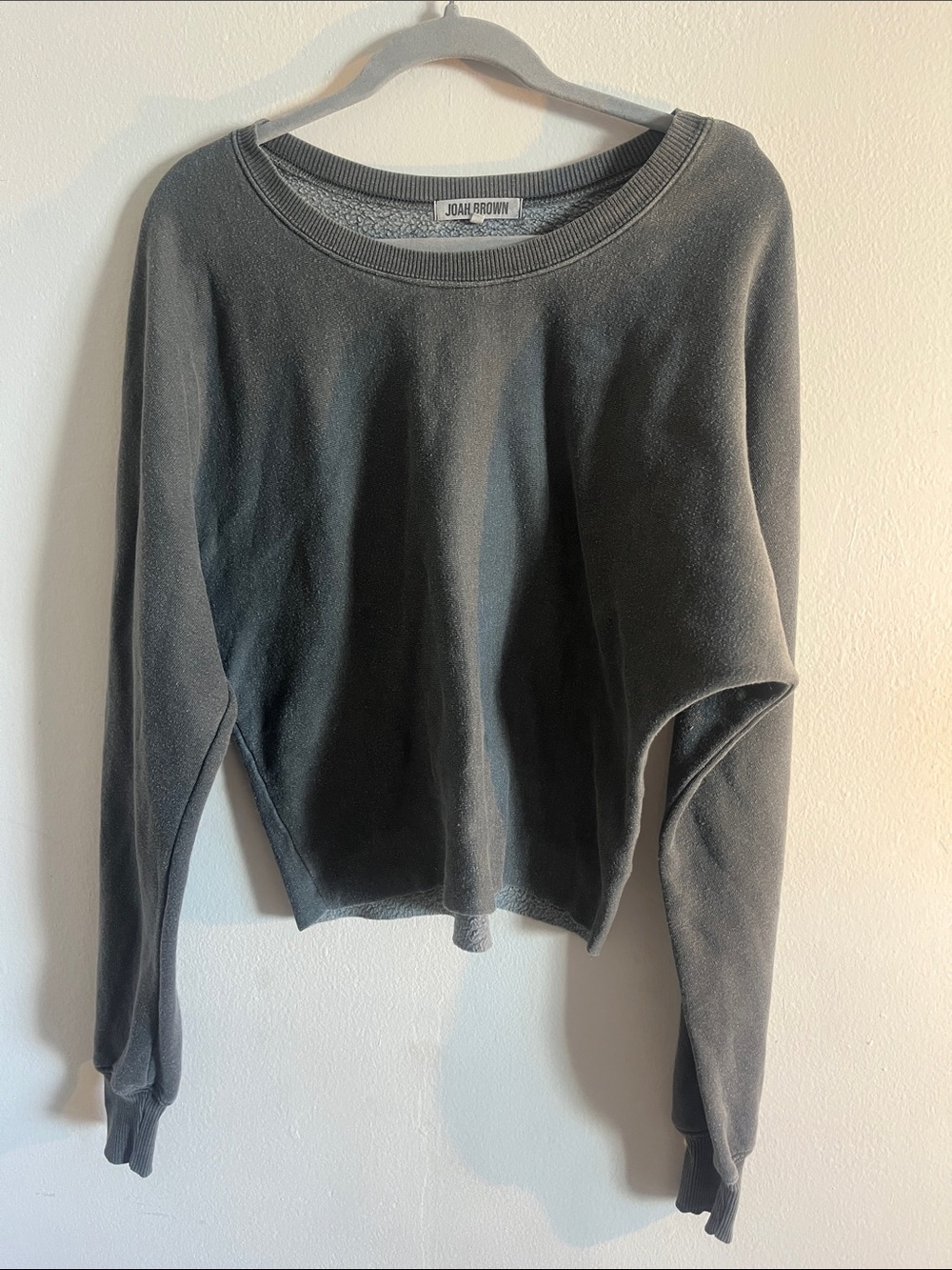 Joah Brown Dark Charcoal Pullover Sweatshirt
